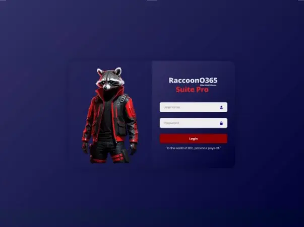 this image shows RaccoonO365
