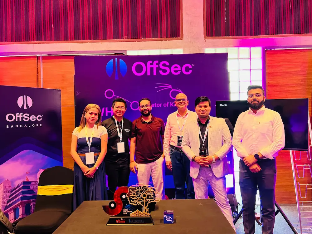image shows   BSides Ahmedabad offsec conference