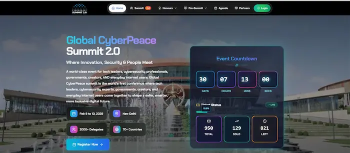 Image Shows global-cyber-peace-summit
