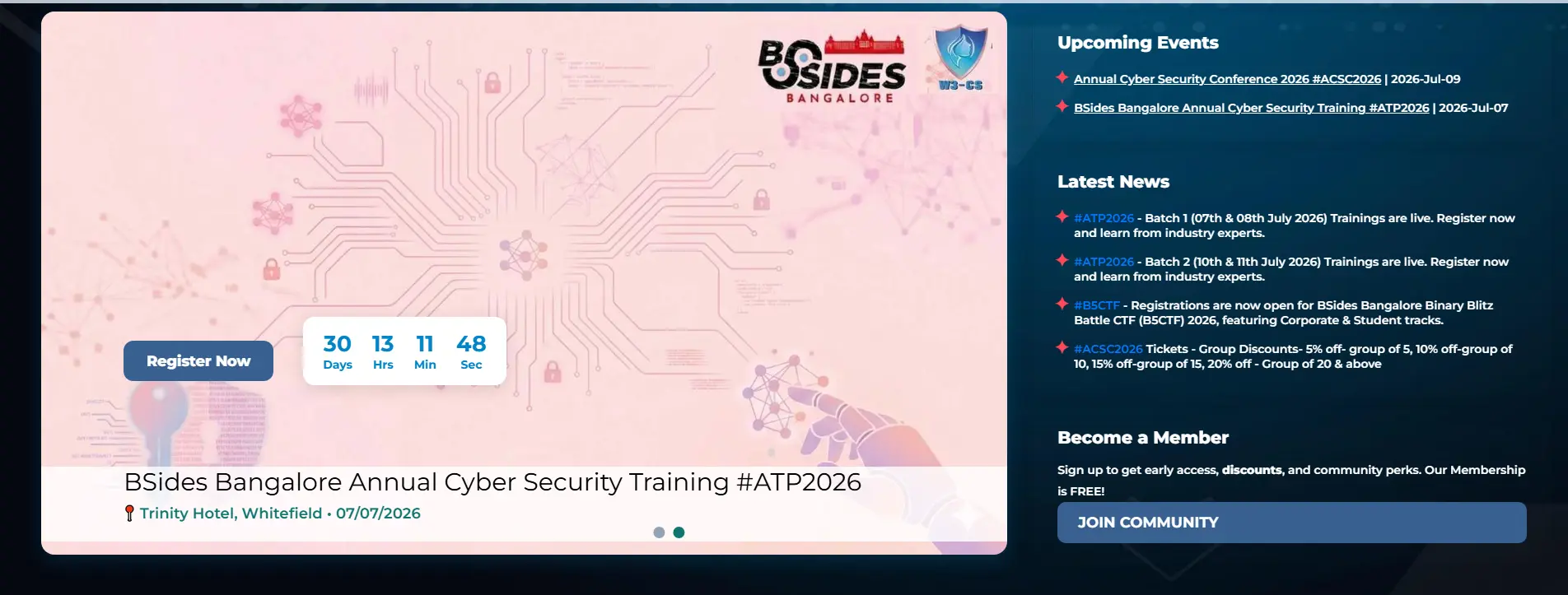 image shows security-bsides-bangalore