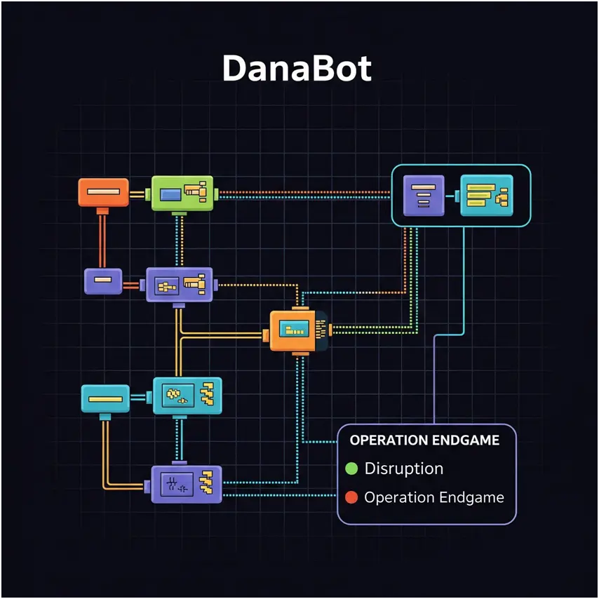 image shows Danabot Malware dangerous