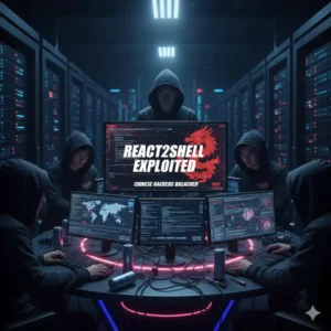 image shows React2Shell Vulnerabilityy