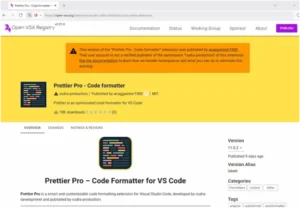image shows GlassWorm Malware tag