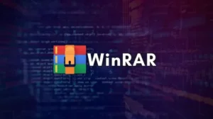 Image shows WinRaR Vulnerability