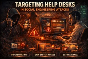 IMage Shows targeting-help-desks-in-social-engineering-attacks
