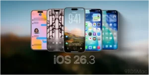 image shows apple-upgrade-apple-iOS 26.3