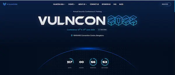 image shows vulncon conference