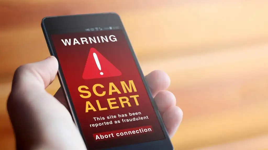 Image shows Signal Alerted Scam