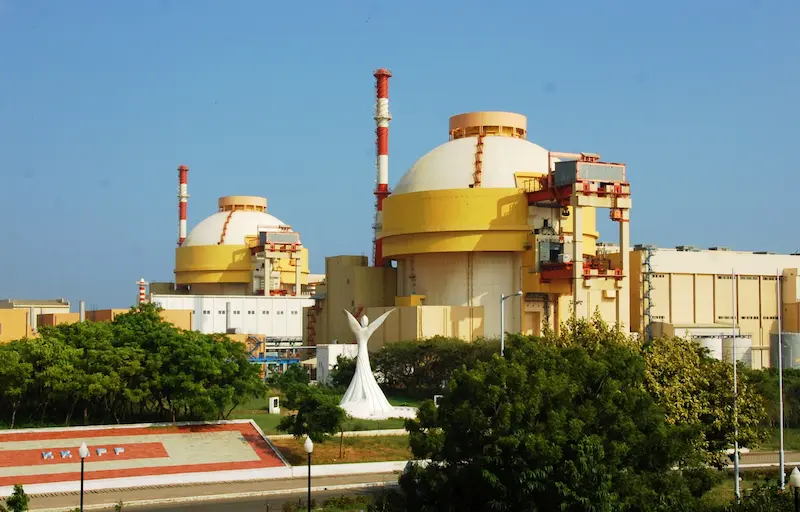 image shows India’s Largest Nuclear Power Plant