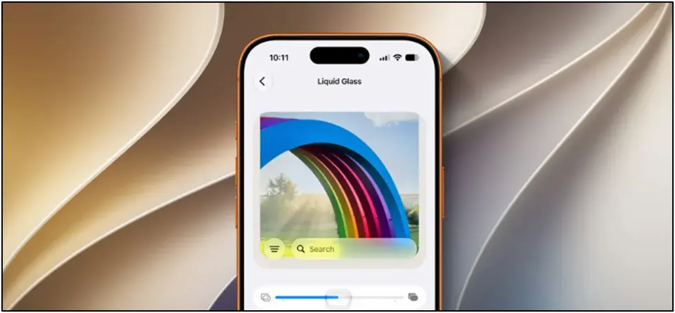 image shows ios 