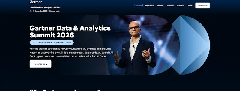image shows -india-gartener-data-analytics-summit