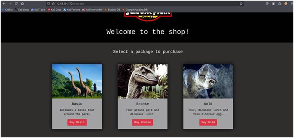 image shows jurassic-park-websites