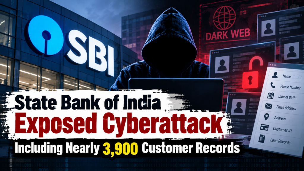 State Bank of India Exposed Cyberattack Including Nearly 3,900 Customer Records