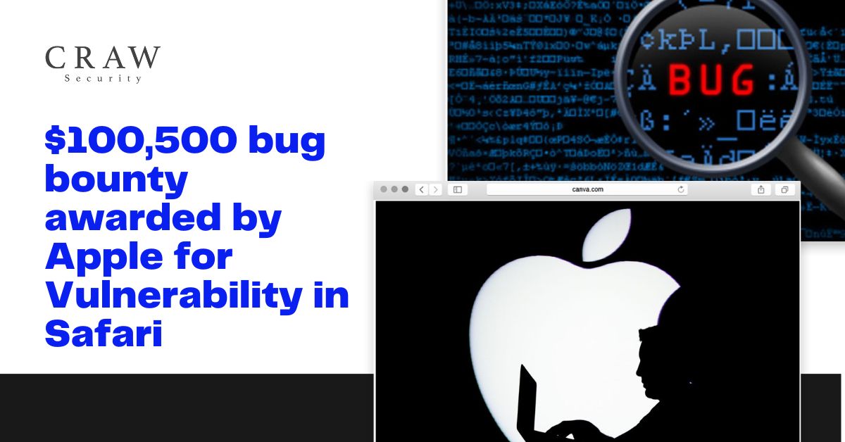 $100,500 bug bounty awarded by Apple for Vulnerability in Safari