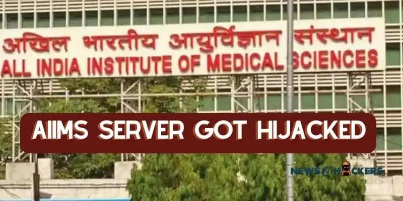 AIIMS Server got hijacked