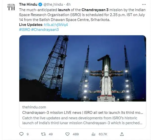 Chandrayaan-3 Mission Countdown Begins