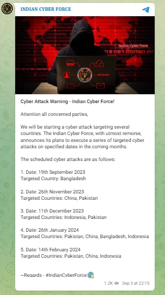 Indian Cyber Force