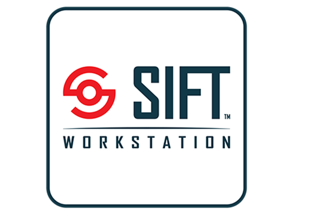 Image Shows SIFT (SANS Investigative Forensic Toolkit)