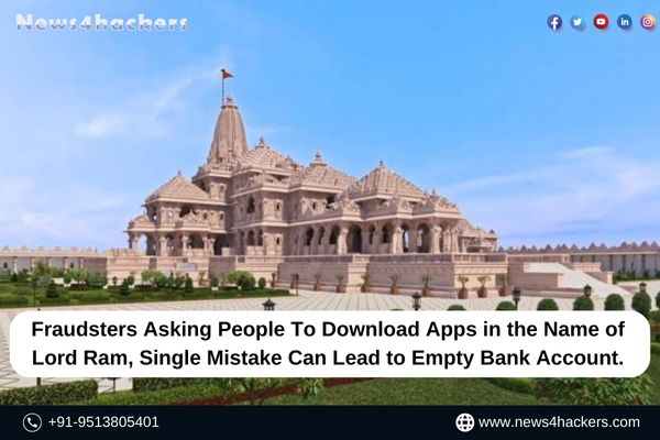 Fraudsters Asking People To Download Apps in the Name of Lord Ram
