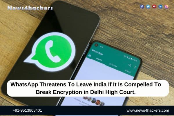 WhatsApp Threatens To Leave India