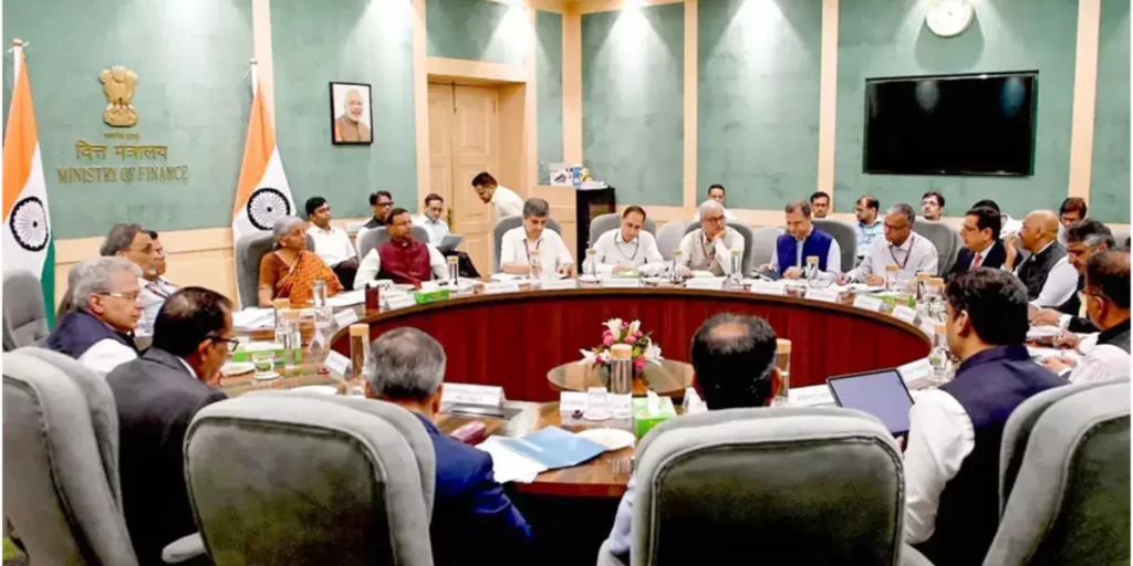 Finance Minister Nirmala Sitharaman chairs a high-level roundtable with senior officials from major banks and financial institutions at the Ministry of Finance, India, to strategize on cybersecurity and national financial resilience.