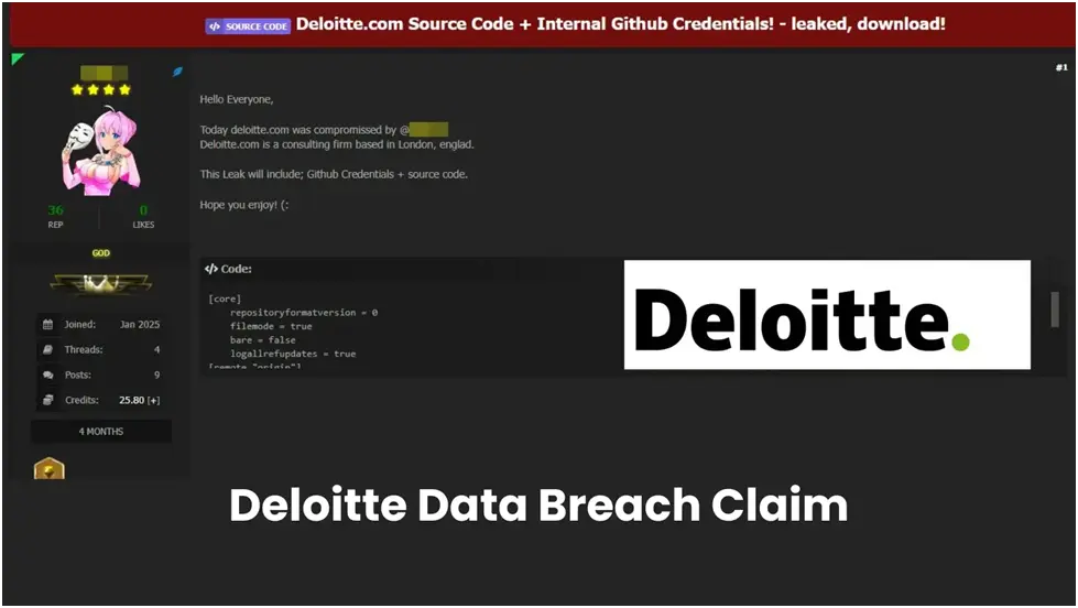 Image Shows Deloitte Data Breach