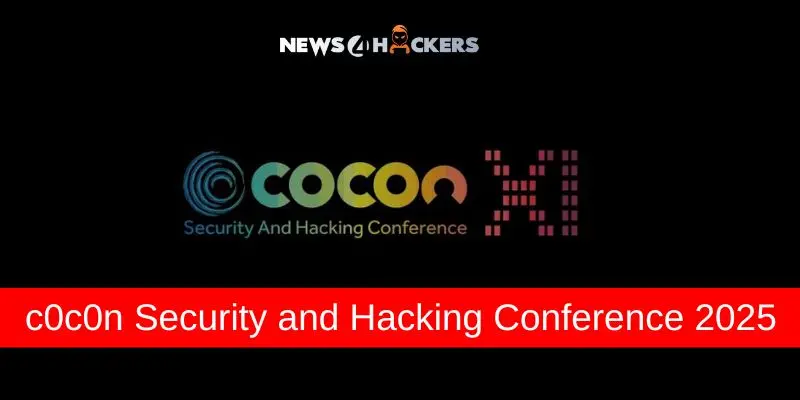 Logo and branding for c0c0n Security and Hacking Conference 2025, featured by News4Hackers.