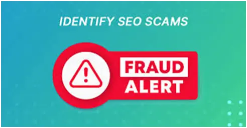 This image Shows SEO Fraud Alert