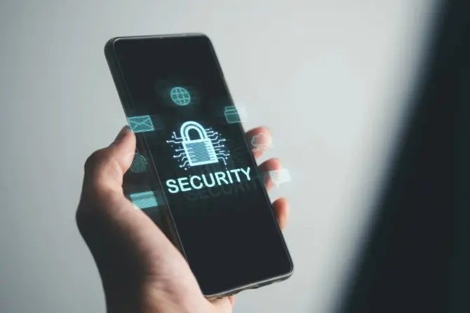 This image shows android phones