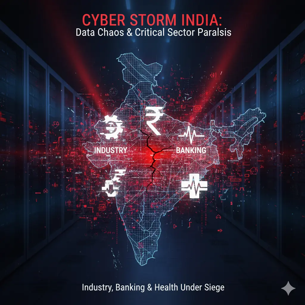 Image shows cyberattacks in india 