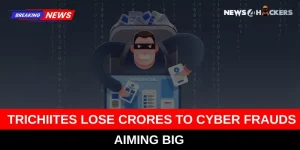 cybercriminal stealing confidential data, highlighting cyber fraud cases in Trichy.