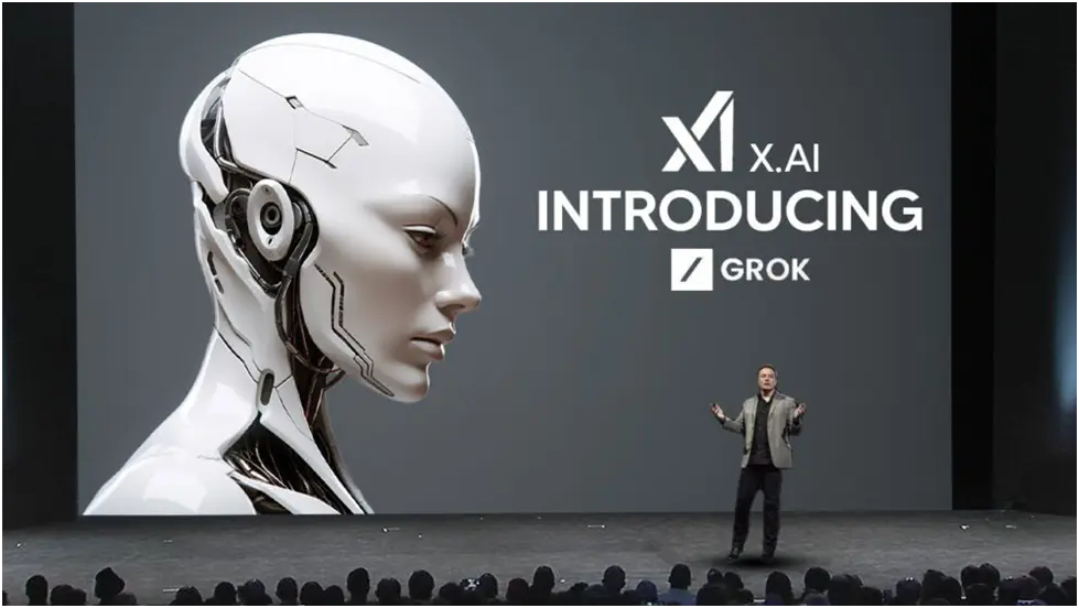 Image Shows  Grok AI