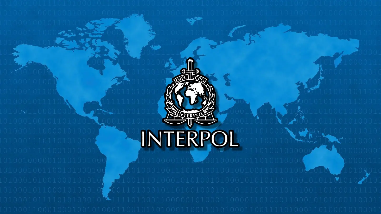 image shows interpol cyber arrest  