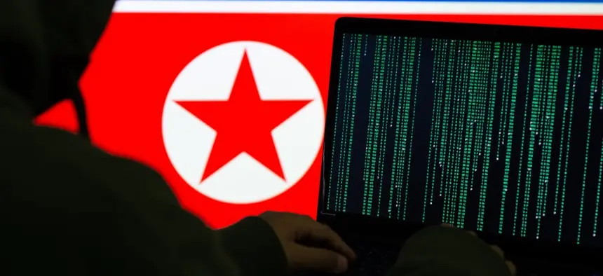 this image shows north korean hackers 