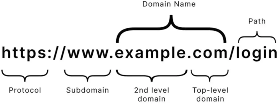 Image Shows phishing domain scam