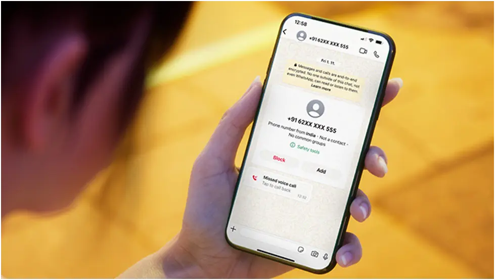 This Image Shows phone whatsapp scam