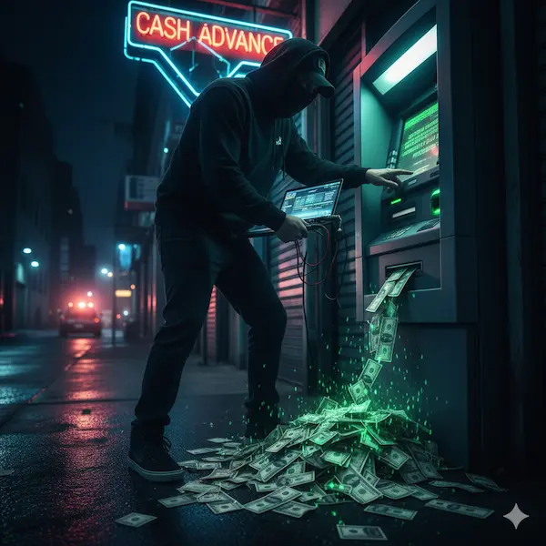 image shows ATM Hack