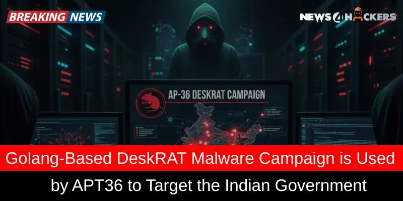 image shows DeskRAT Malware Campaign