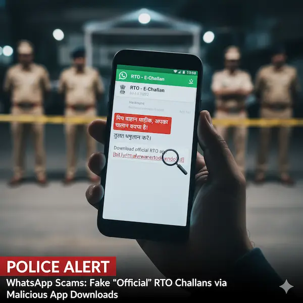 image shows Fake Official RTO Challans