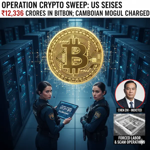 image shows US seizes ₹12,336 Crores in Bitcoin
