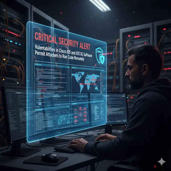 image shows Vulnerabilities in Cisco IOS