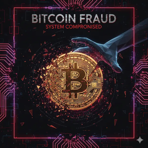 Images Shows crypto bitcoin fraud