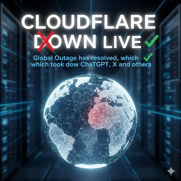 Image Shows Cloudflare Down