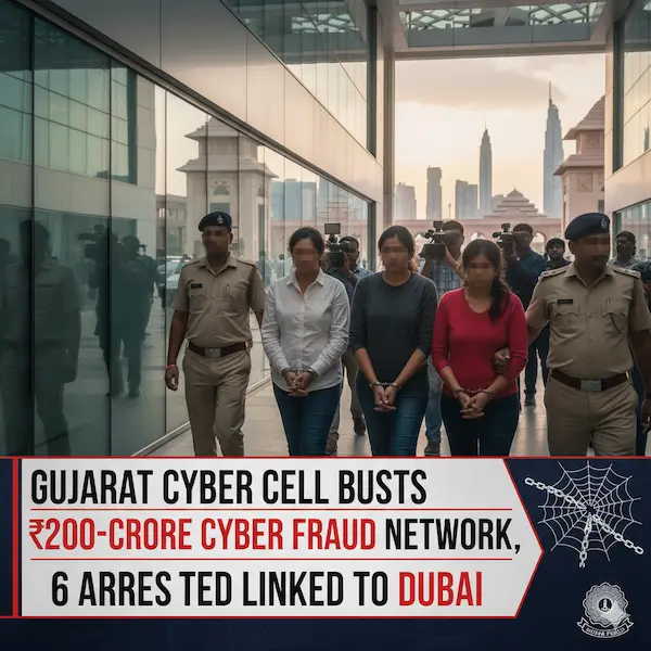 Image shows cyber fraud.