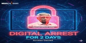 image shows Digital Arrest for 2 Days for Retired UPPCL DGM (1)