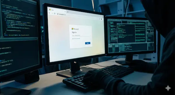 Image Shows Microsoft Hacked