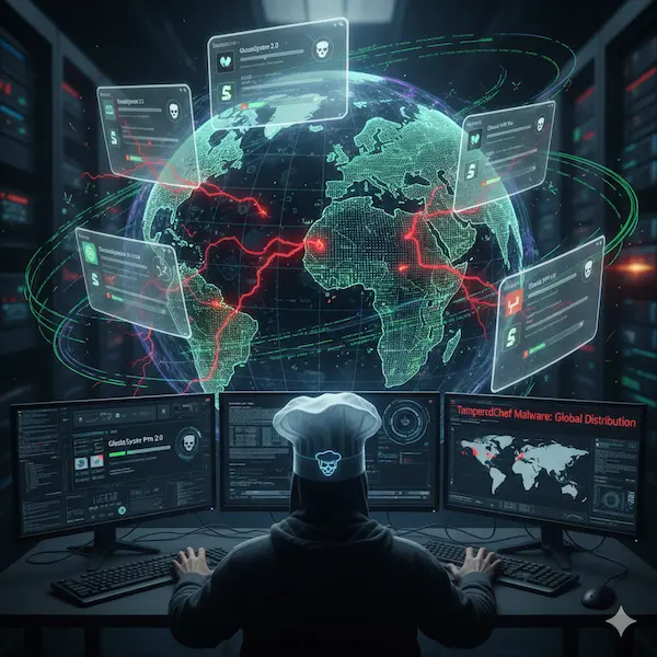 Image shows TamperedChef malware