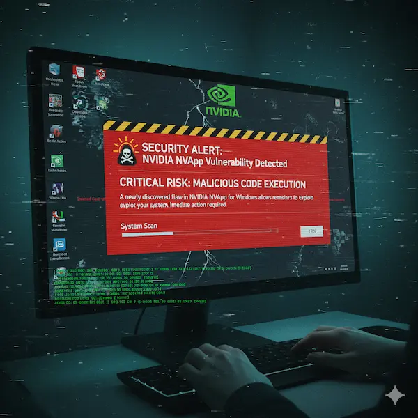 image shows Windows Vulnerability