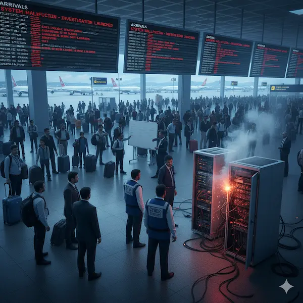 image shows delhi airport